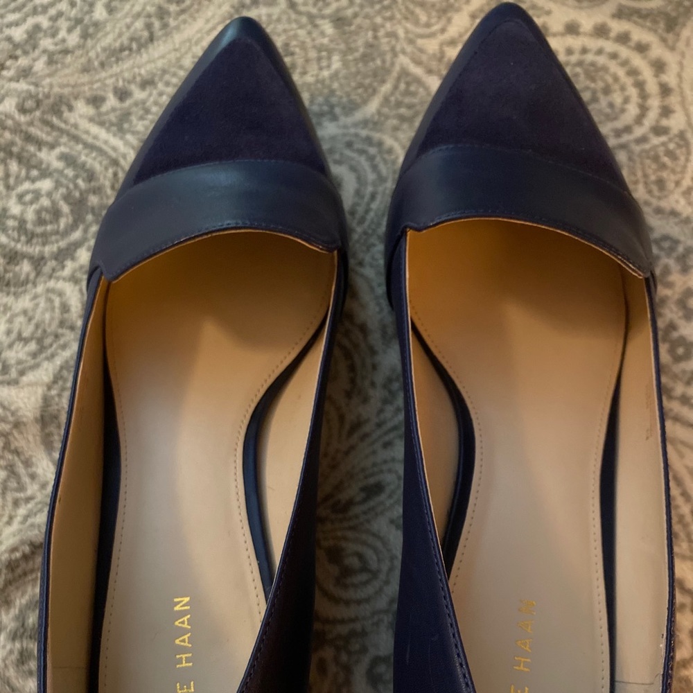 Cole Haan 9.5 flats - Navy